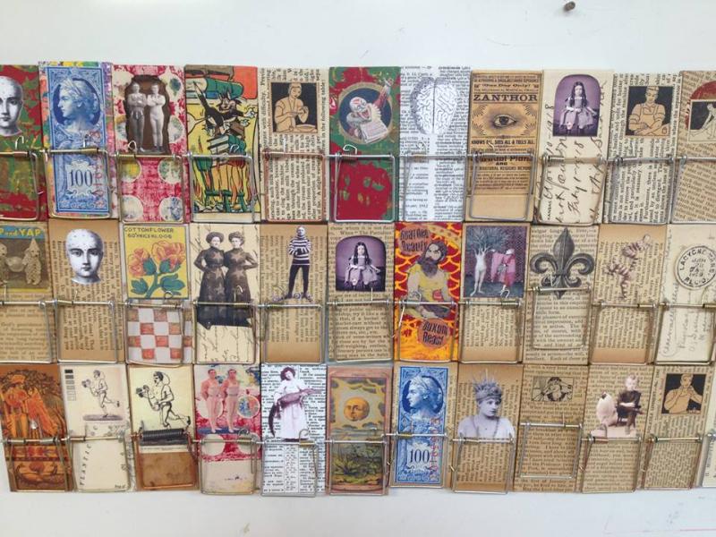 Clip traps, Collaged